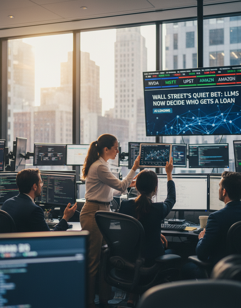 Wall Street’s Quiet Bet: LLMs Now Decide Who Gets a Loan
