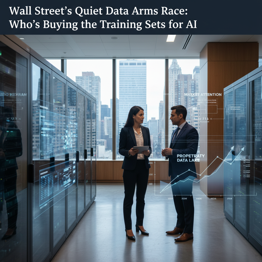 Wall Street’s Quiet Data Arms Race: Who’s Buying the Training Sets for AI