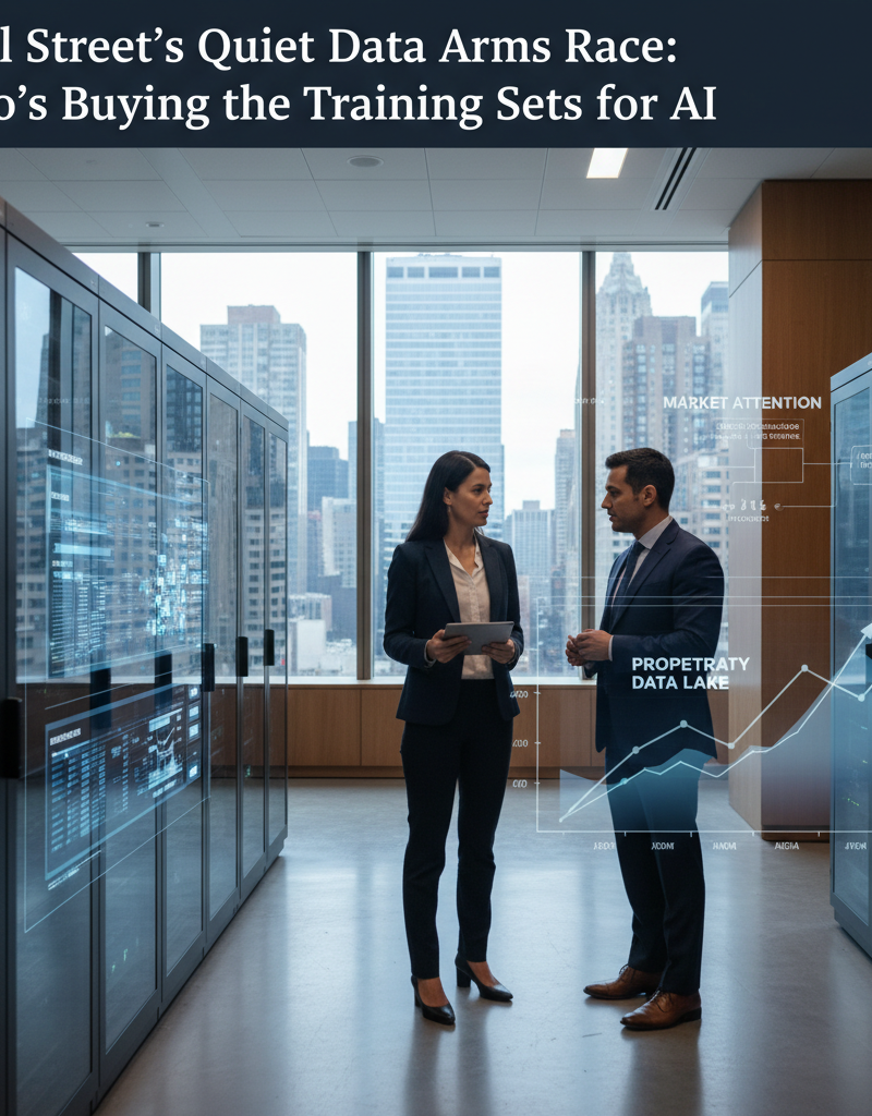 Wall Street’s Quiet Data Arms Race: Who’s Buying the Training Sets for AI