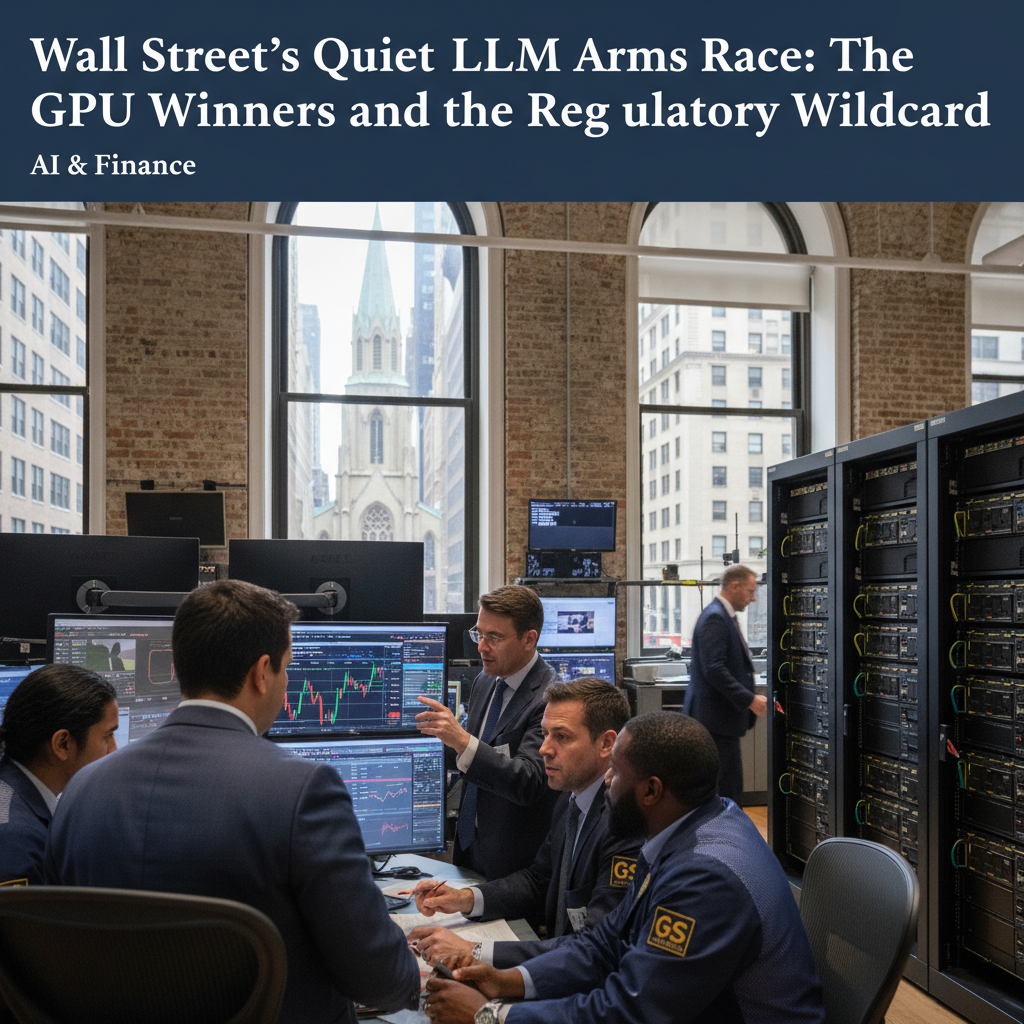 Wall Street’s Quiet LLM Arms Race: The GPU Winners and the Regulatory Wildcard