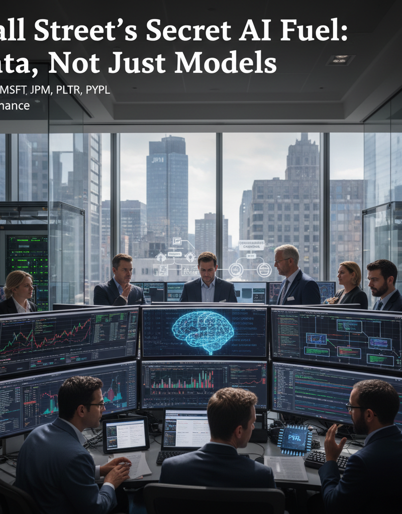 Wall Street’s Secret AI Fuel: Data, Not Just Models