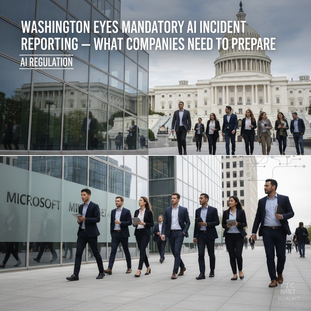 Washington Eyes Mandatory AI Incident Reporting — What Companies Need to Prepare