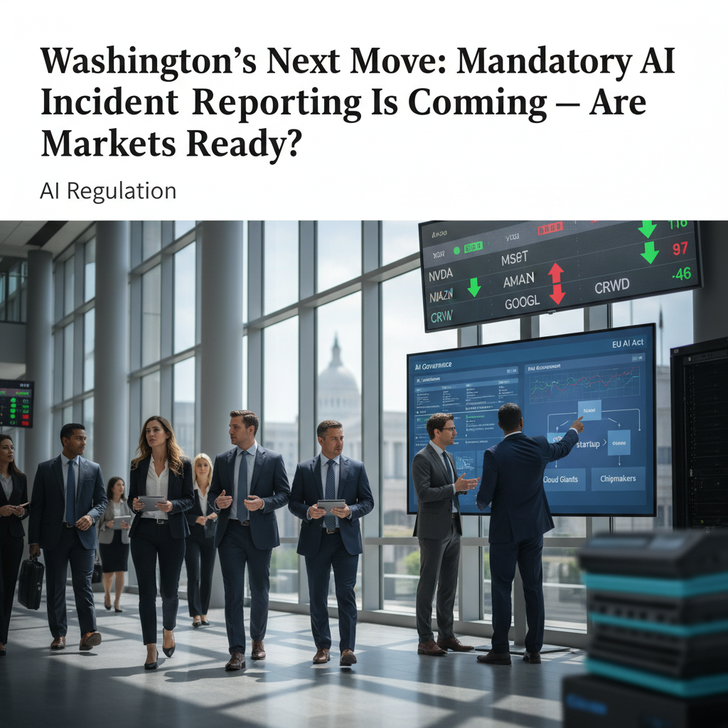 Washington's Next Move: Mandatory AI Incident Reporting Is Coming — Are Markets Ready?
