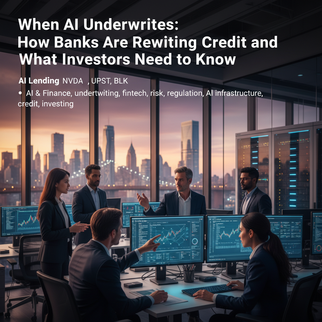 When AI Underwrites: How Banks Are Rewriting Credit and What Investors Need to Know