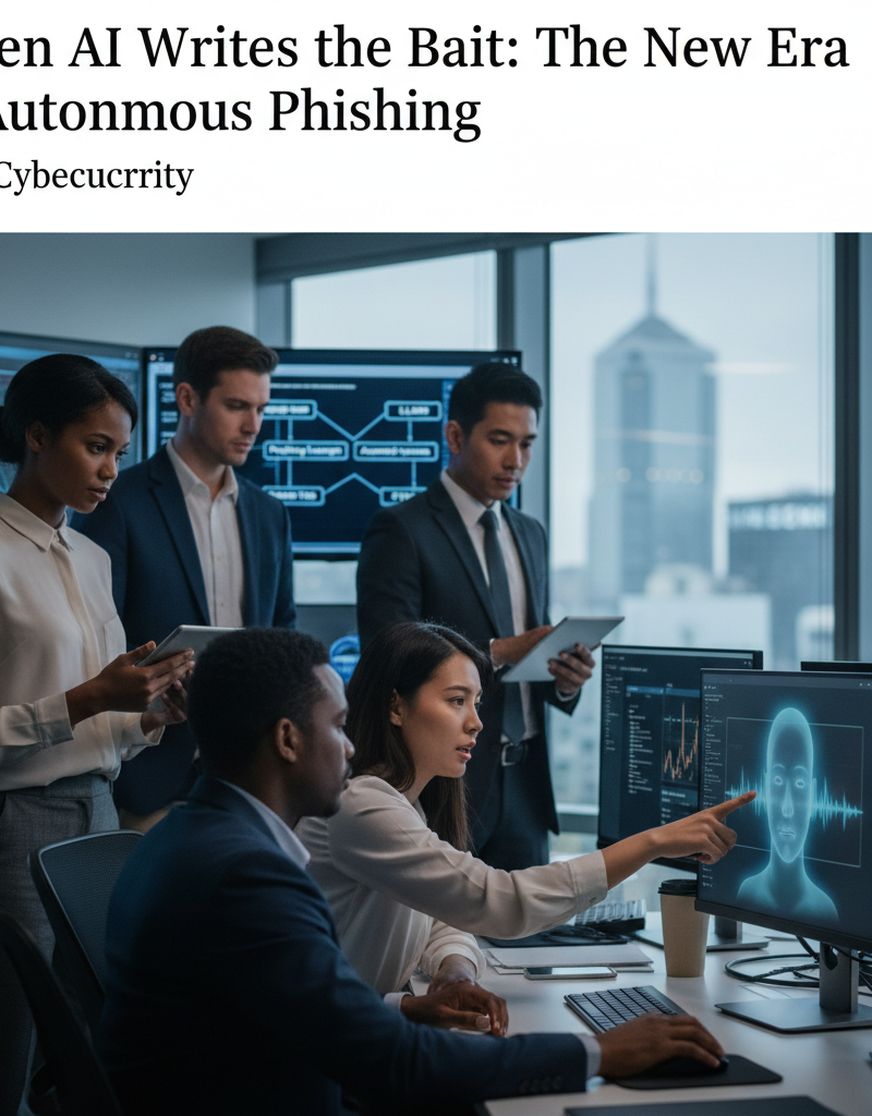 When AI Writes the Bait: The New Era of Autonomous Phishing