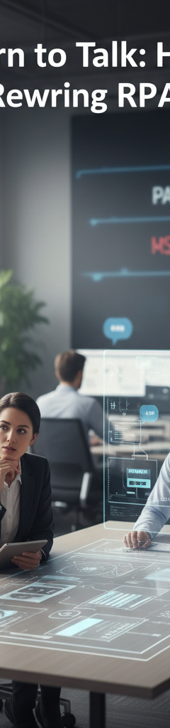 When Bots Learn to Talk: How Generative AI Is Rewiring RPA and the Office
