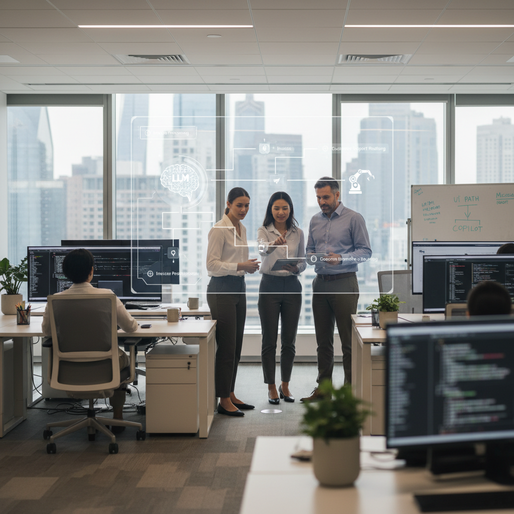 When Copilots Run the Back Office: LLMs Turn RPA into Autonomous Knowledge Workers