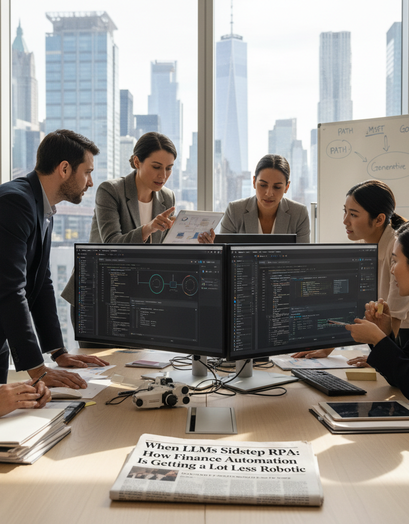 When LLMs Sidestep RPA: How Finance Automation Is Getting a Lot Less Robotic