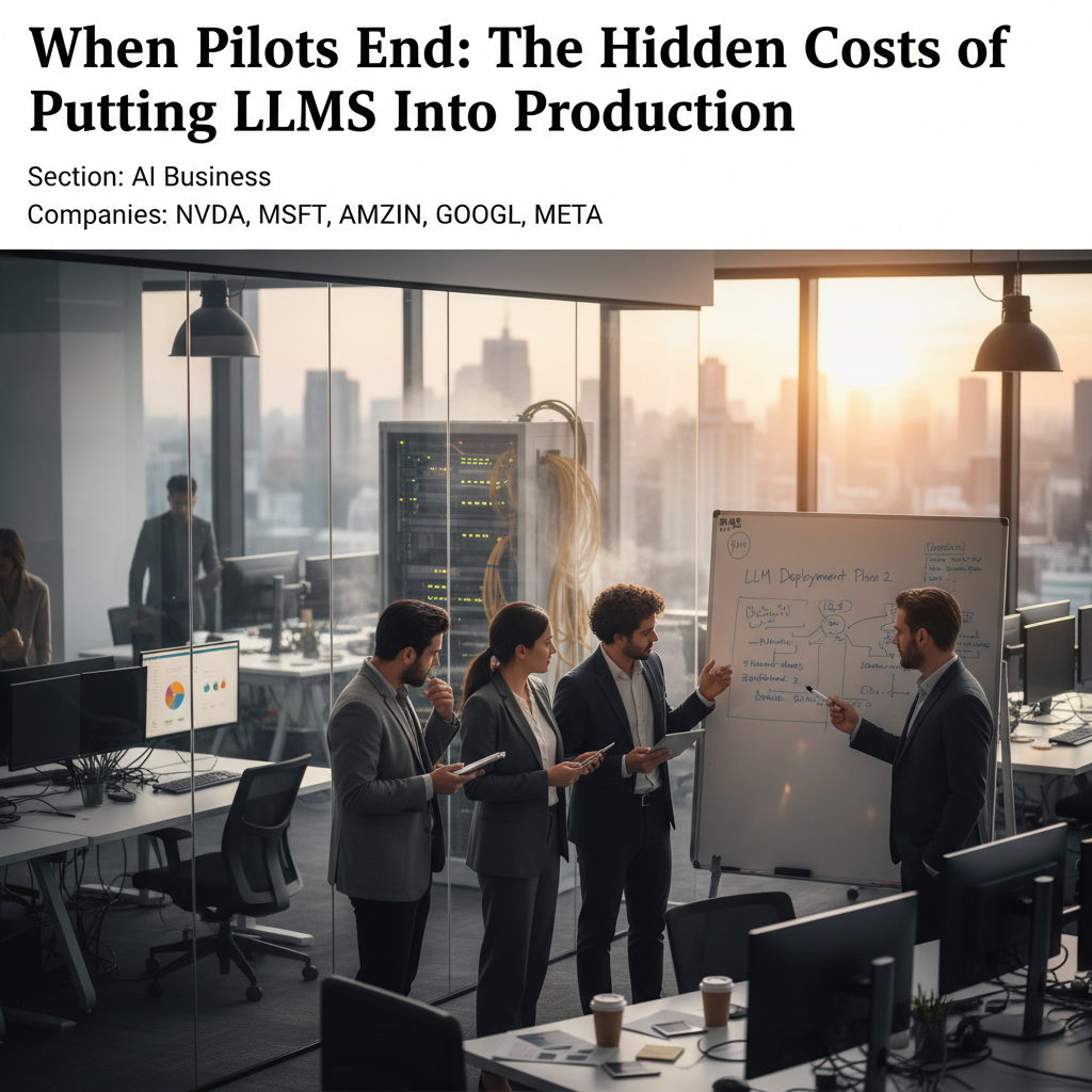 When Pilots End: The Hidden Costs of Putting LLMs Into Production