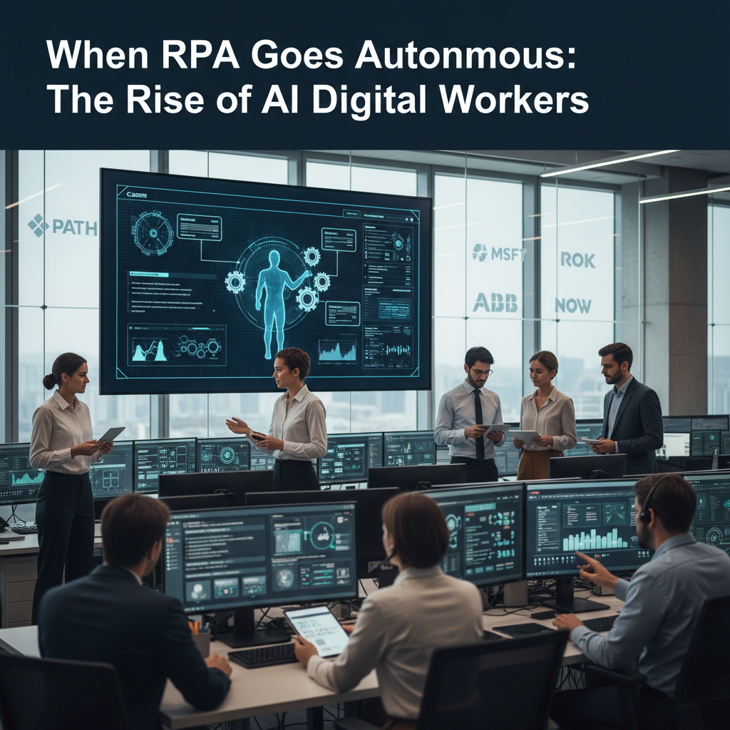 When RPA Goes Autonomous: The Rise of AI Digital Workers
