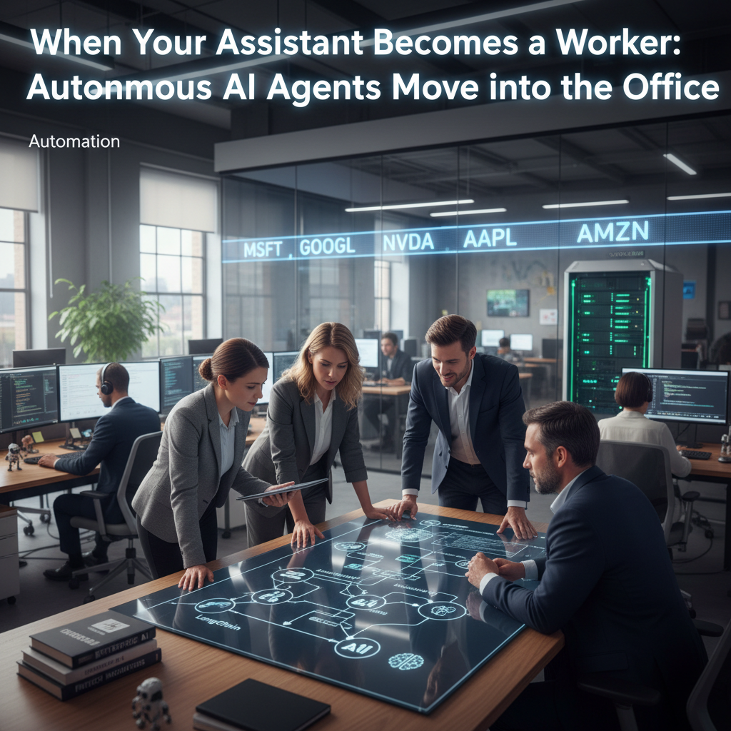 When Your Assistant Becomes a Worker: Autonomous AI Agents Move into the Office