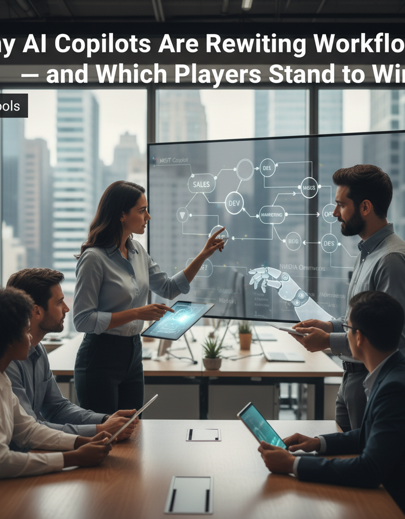 Why AI Copilots Are Rewriting Workflows — and Which Players Stand to Win
