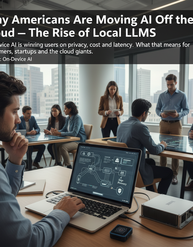 Why Americans Are Moving AI Off the Cloud — The Rise of Local LLMs
