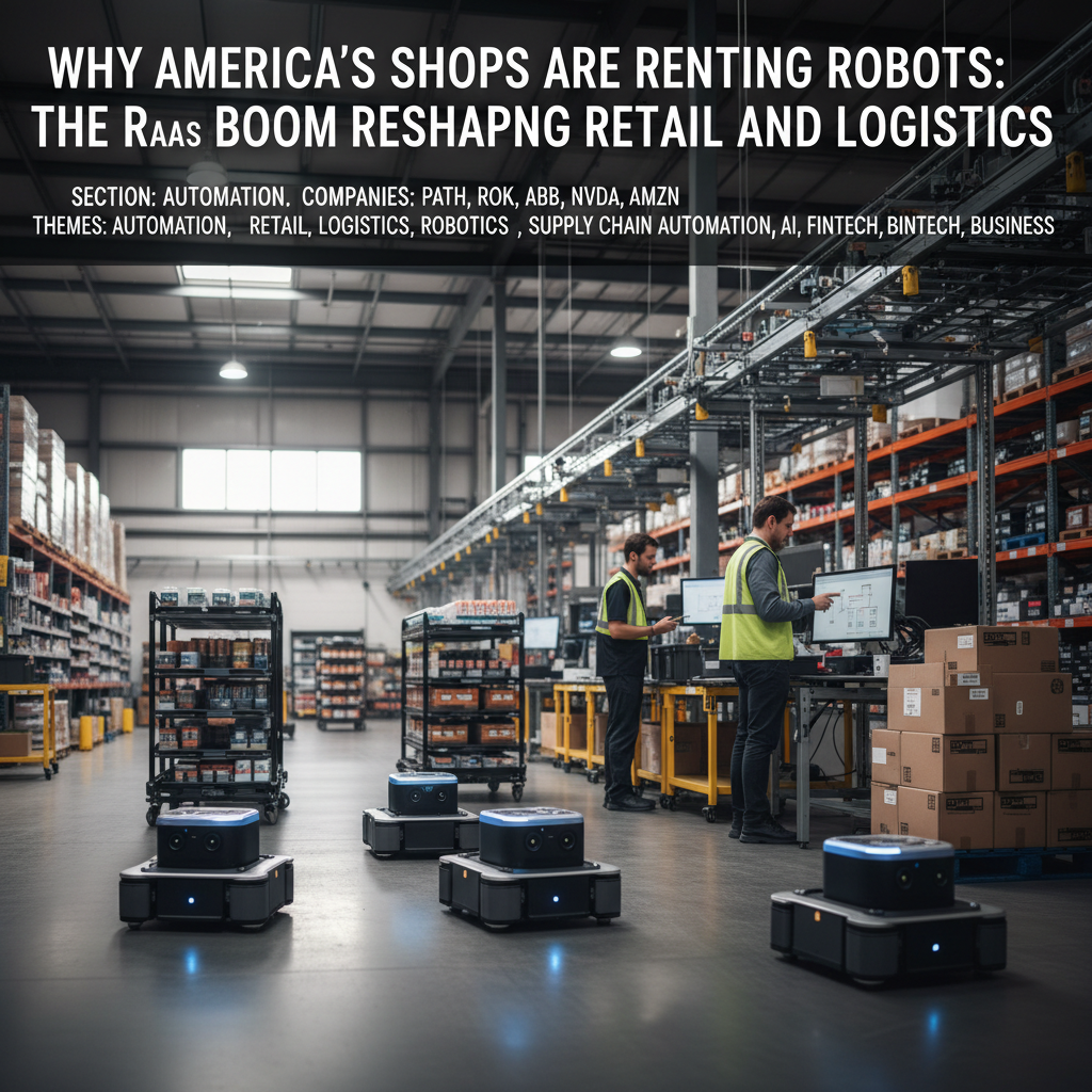 Why America's Shops Are Renting Robots: The RaaS Boom Reshaping Retail and Logistics