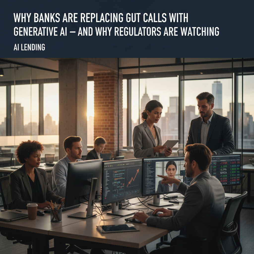 Why Banks Are Replacing Gut Calls with Generative AI — and Why Regulators Are Watching