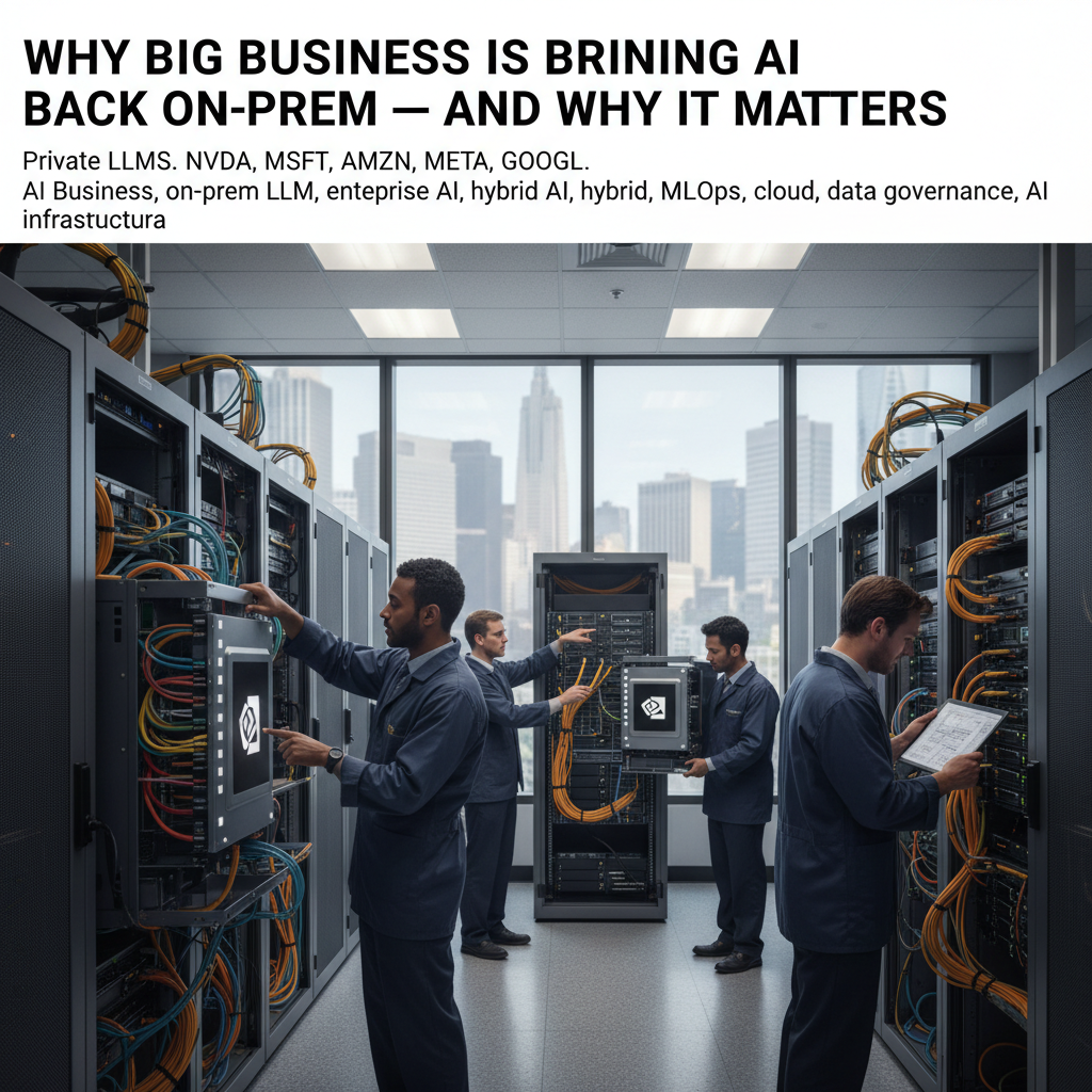 Why Big Business Is Bringing AI Back On-Prem — and Why It Matters