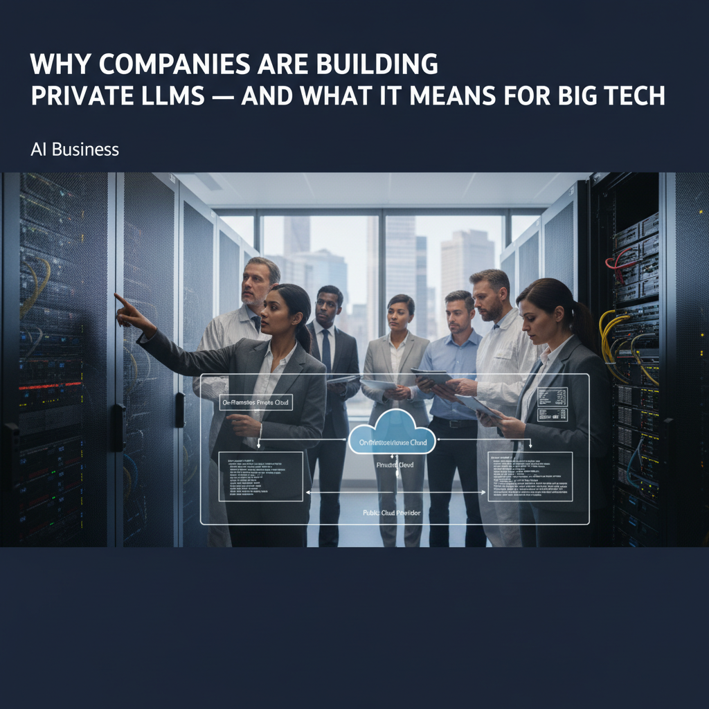 Why Companies Are Building Private LLMs — and What It Means for Big Tech