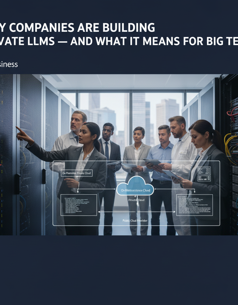 Why Companies Are Building Private LLMs — and What It Means for Big Tech