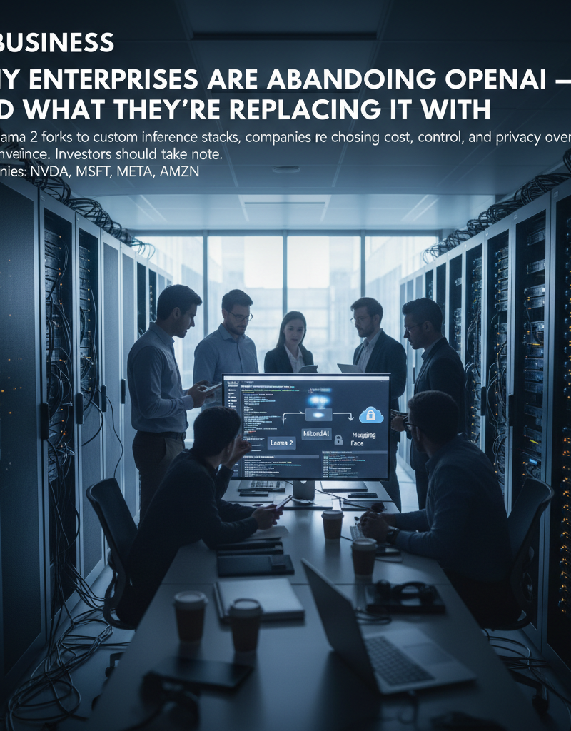 Why Enterprises Are Abandoning OpenAI — and What They're Replacing It With