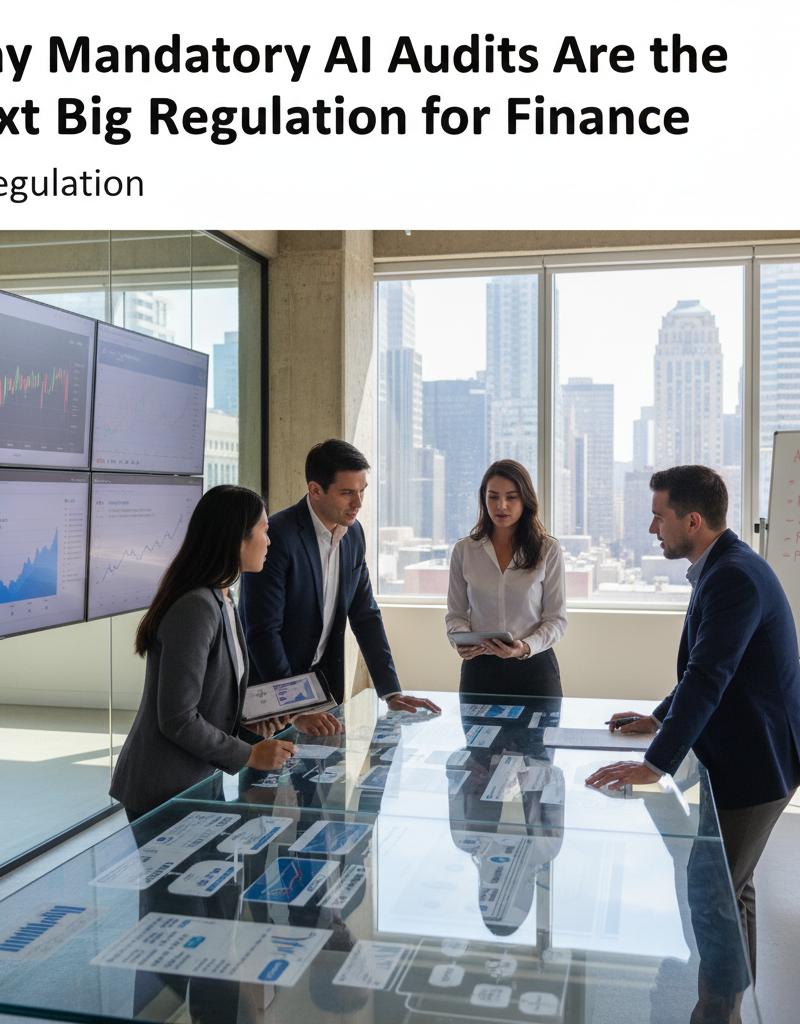 Why Mandatory AI Audits Are the Next Big Regulation for Finance