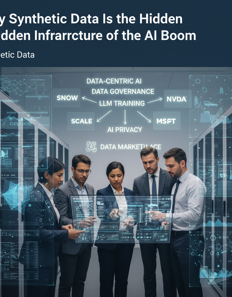 Why Synthetic Data Is the Hidden Infrastructure of the AI Boom