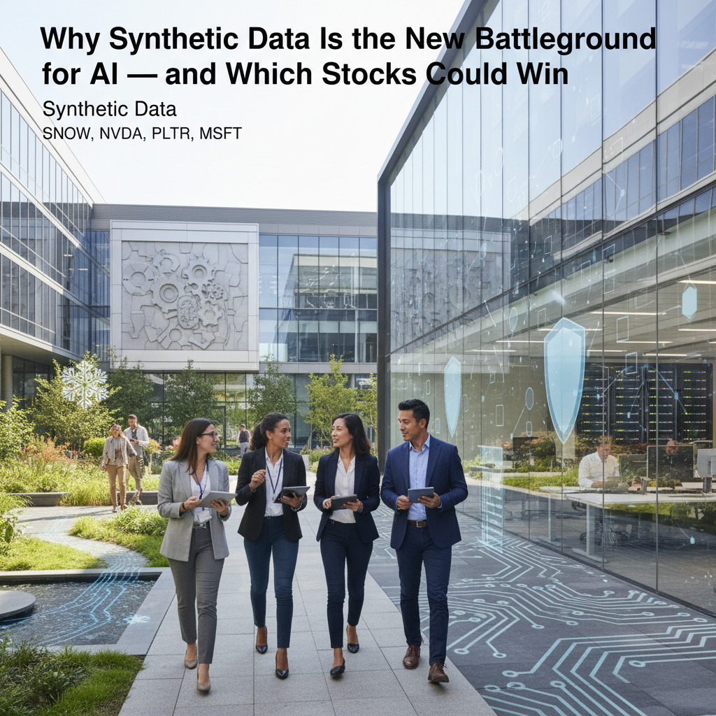 Why Synthetic Data Is the New Battleground for AI — and Which Stocks Could Win