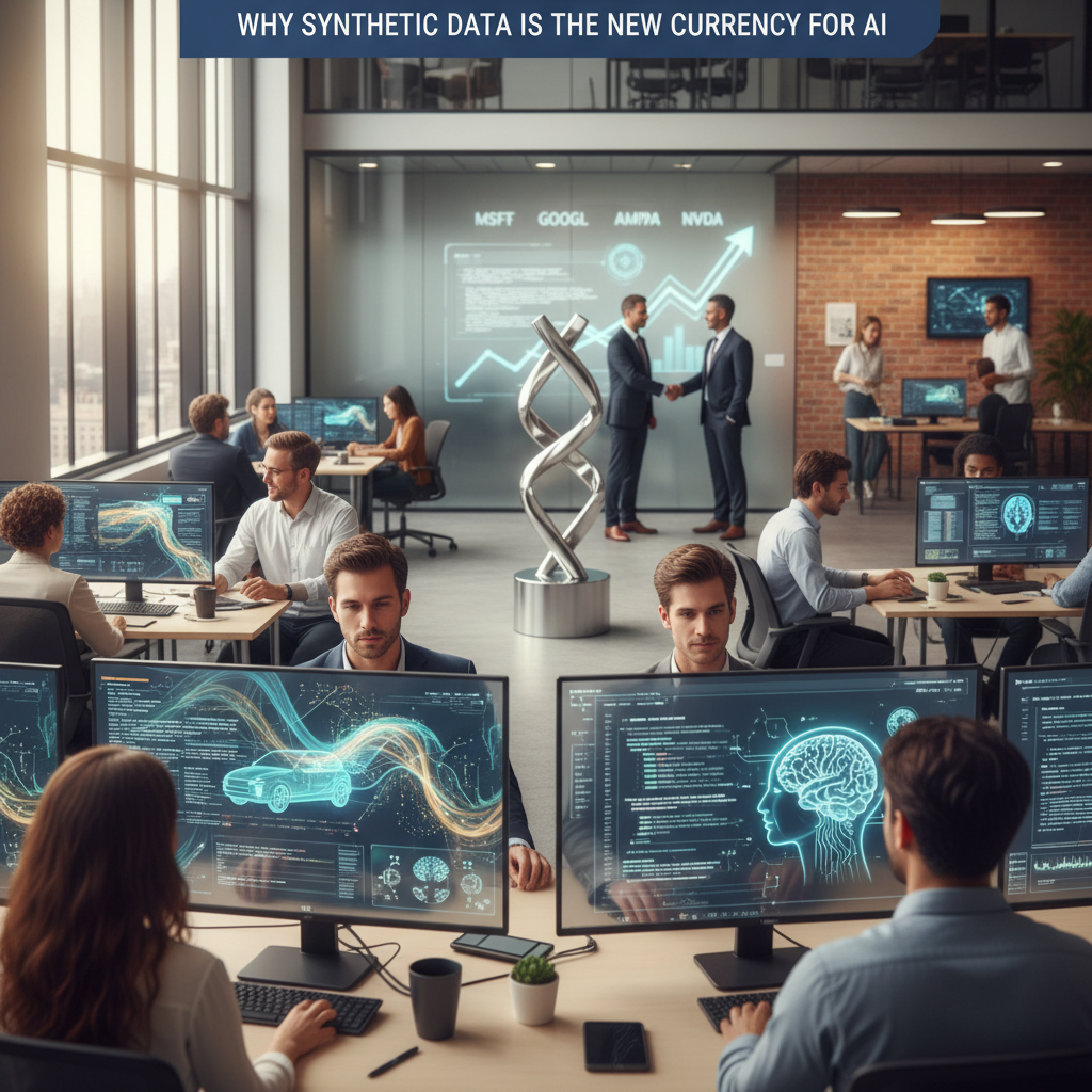 Why Synthetic Data Is the New Currency for AI — and What That Means for Big Tech and Startups