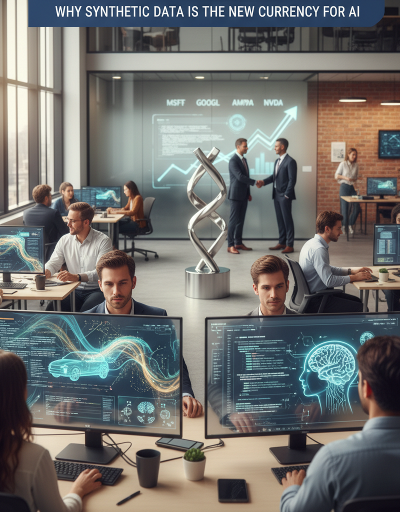 Why Synthetic Data Is the New Currency for AI — and What That Means for Big Tech and Startups