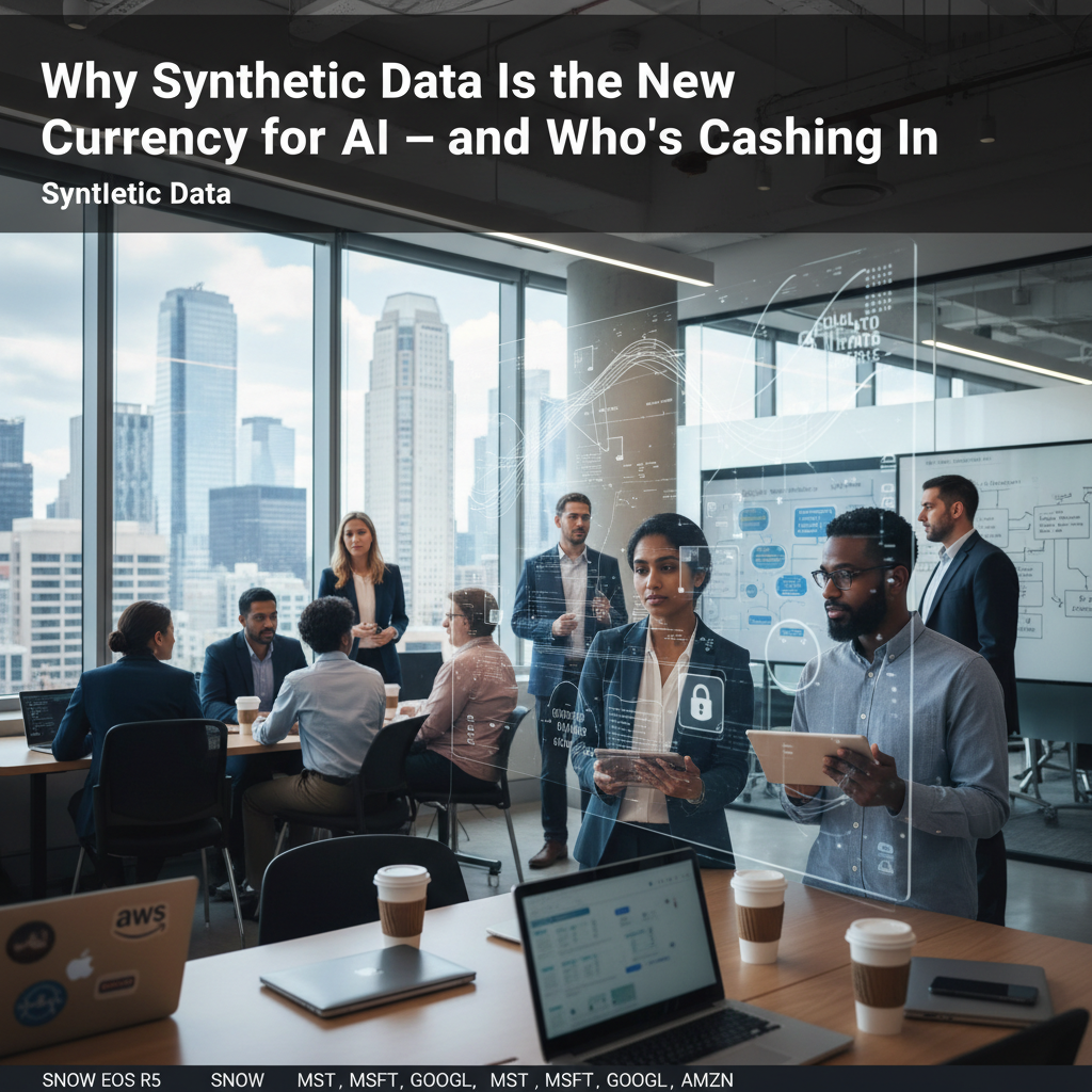 Why Synthetic Data Is the New Currency for AI — and Who's Cashing In