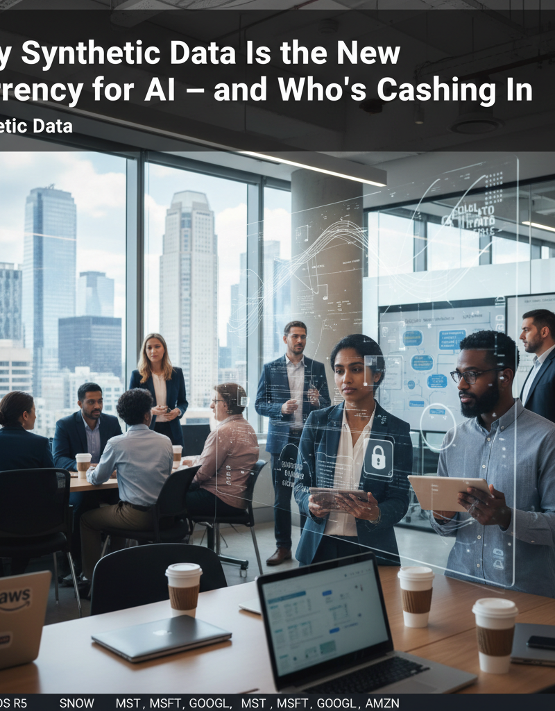 Why Synthetic Data Is the New Currency for AI — and Who's Cashing In