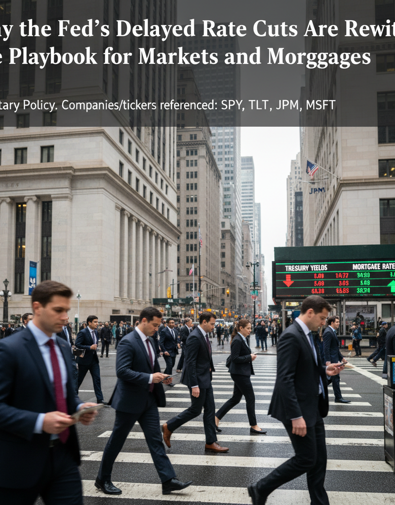 Why the Fed's Delayed Rate Cuts Are Rewriting the Playbook for Markets and Mortgages