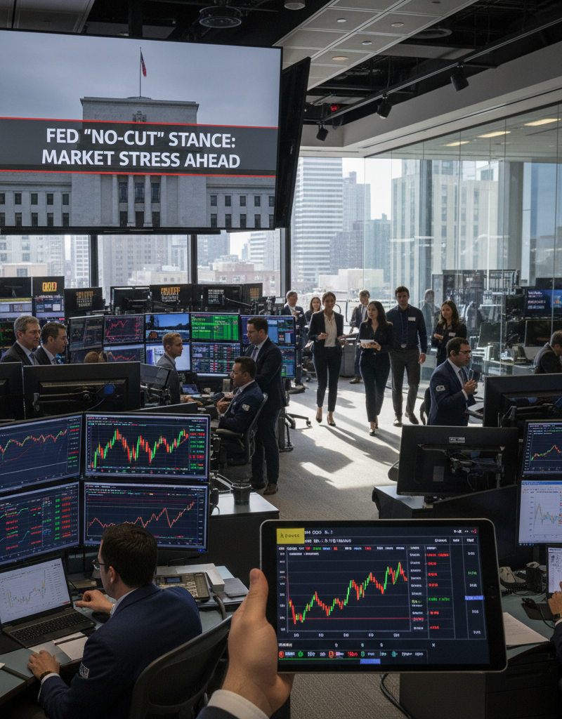 Why the Fed's 'No-Cut' Signal Is the Market's Next Stress Test