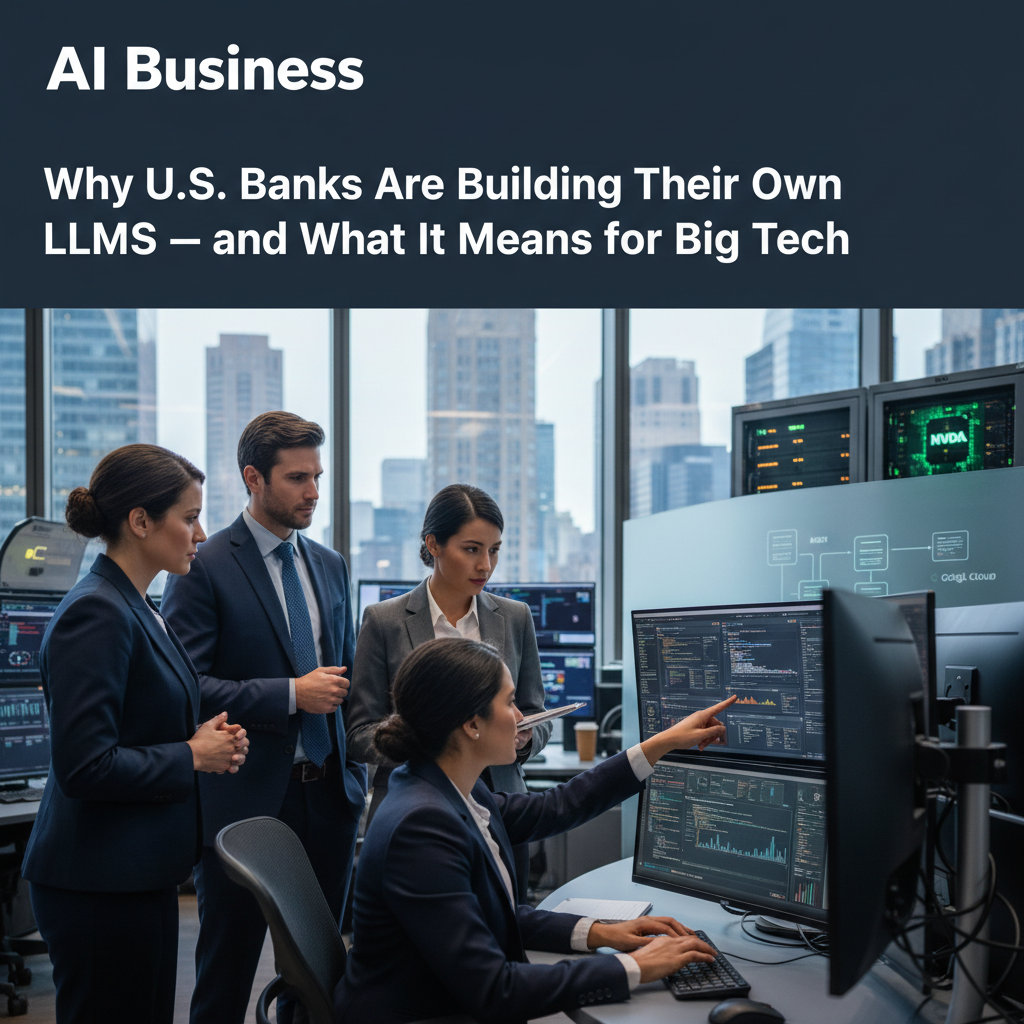 Why U.S. Banks Are Building Their Own LLMs — and What It Means for Big Tech