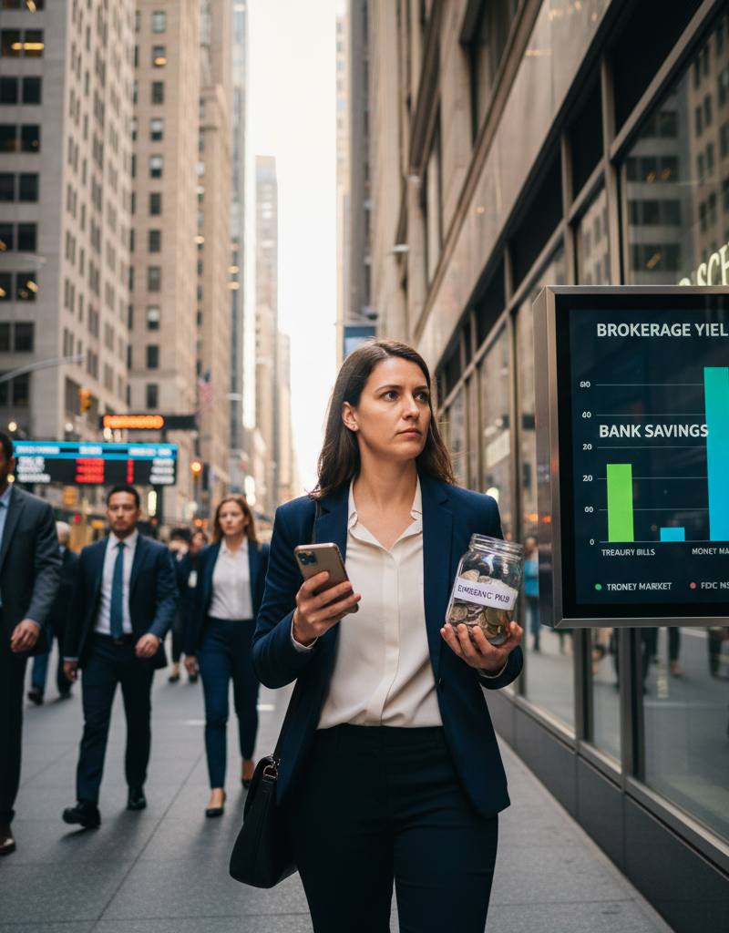 Why Your Brokerage Cash Is Out-earning Bank Savings — and What That Really Means