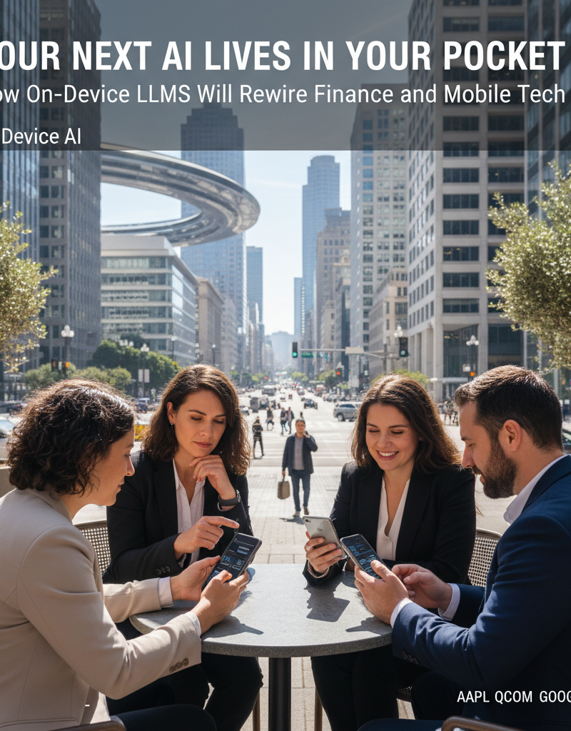 Your Next AI Lives in Your Pocket: How On‑Device LLMs Will Rewire Finance and Mobile Tech