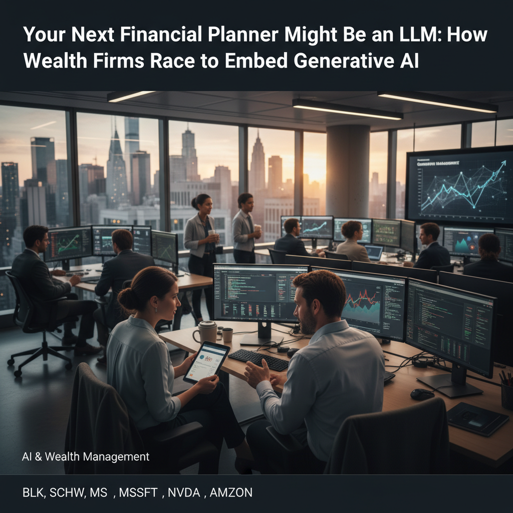 Your Next Financial Planner Might Be an LLM: How Wealth Firms Race to Embed Generative AI