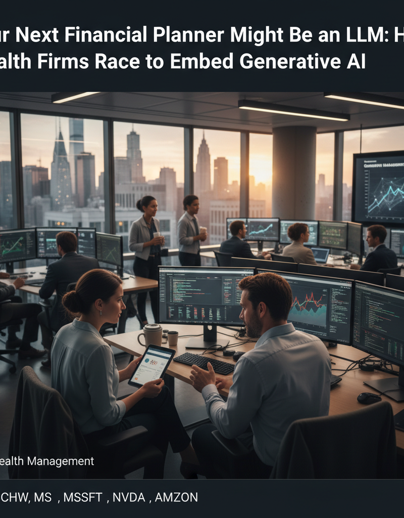 Your Next Financial Planner Might Be an LLM: How Wealth Firms Race to Embed Generative AI