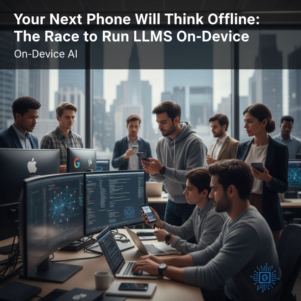 Your Next Phone Will Think Offline: The Race to Run LLMs On-Device