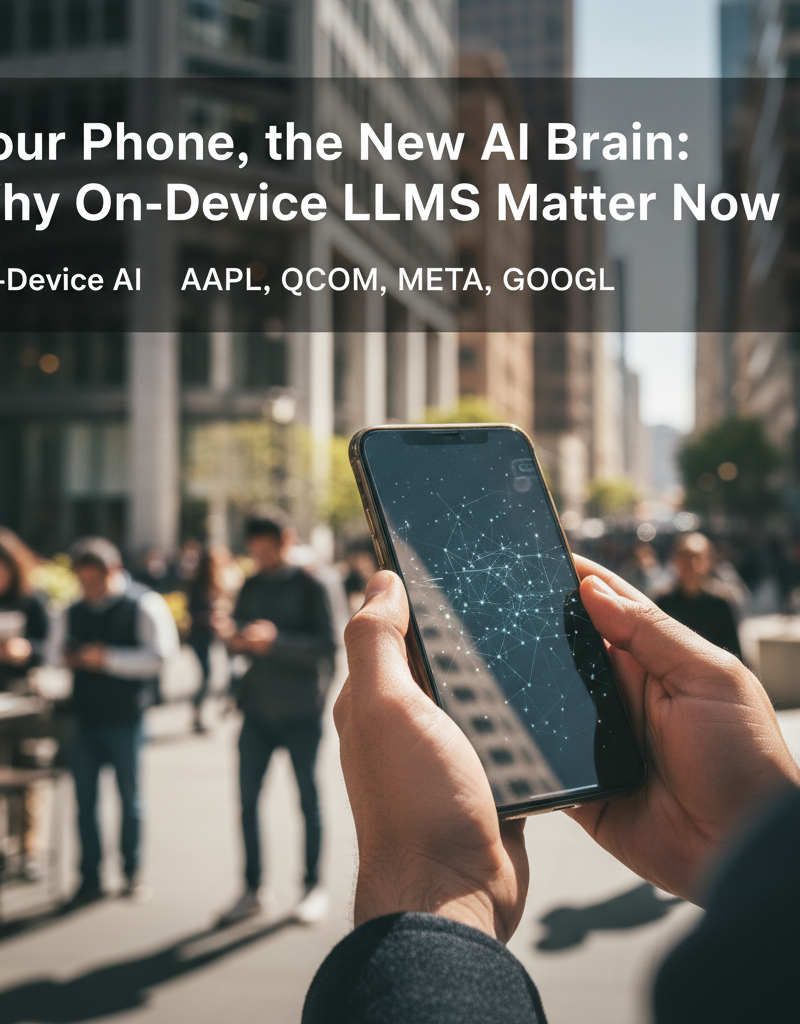 Your Phone, the New AI Brain: Why On‑Device LLMs Matter Now